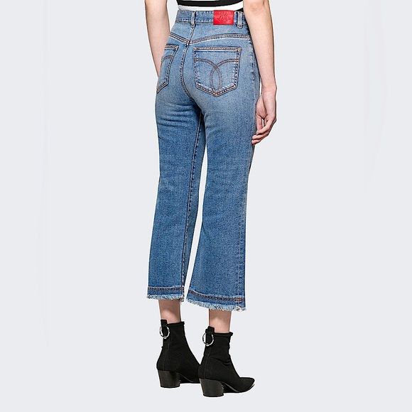 FIORUCCI Viva Cropped Kick Flare JEANS - Picture 5 of 8